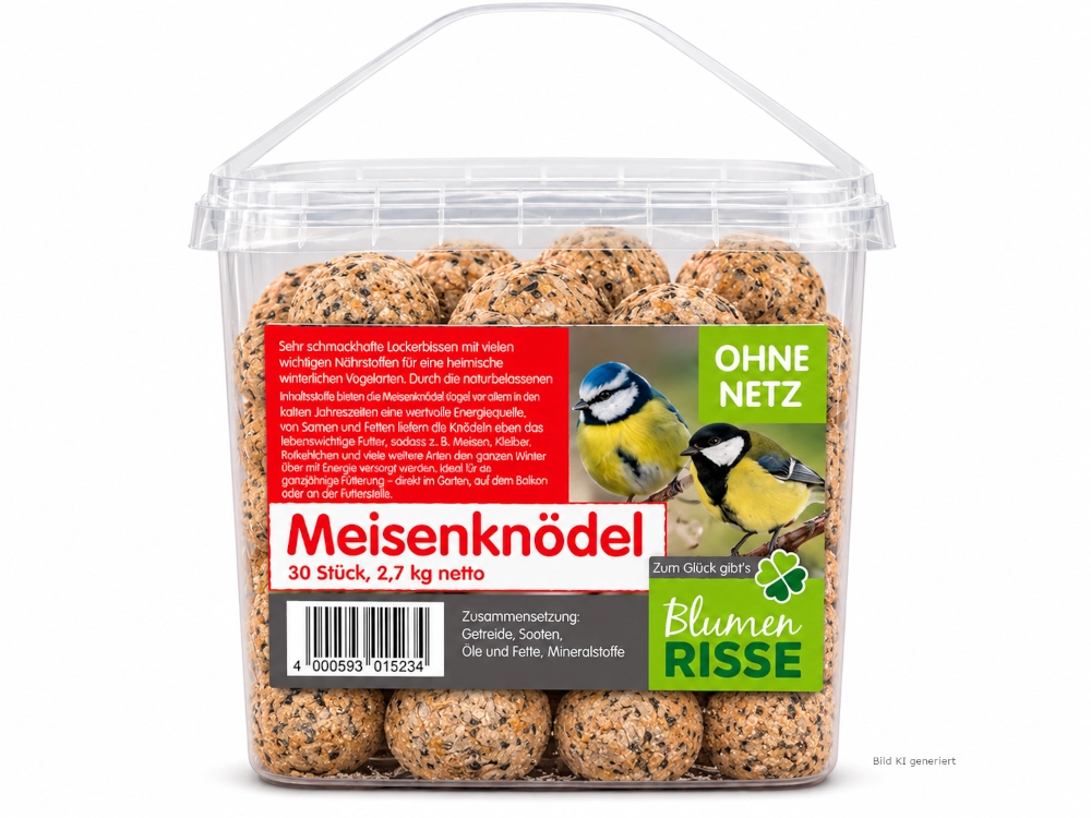 BLUMEN RISSE Meisenknödel, 30 Stück Cover